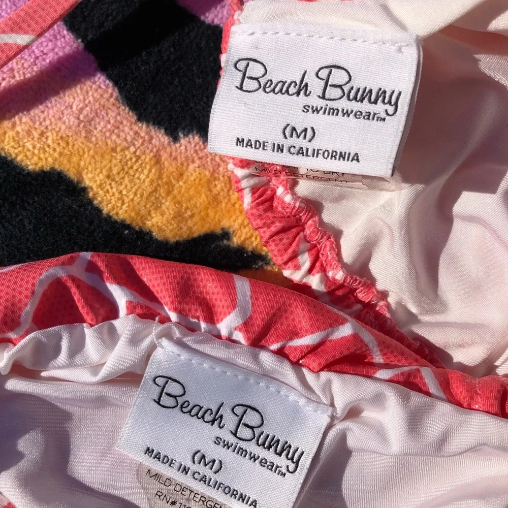 NWT beach bunny bikini Glitter in the Air or Giraffe, M set - Picture 15 of 16